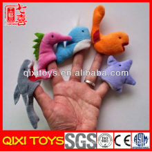 Latest style sea animals toys make felt plush finger puppets and story